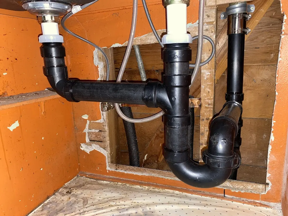 Professional Shower Installation equipment and tools on the job in Oscoda